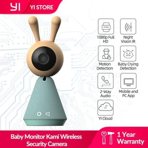 Baby Monitor Kami Wireless Security Camera Security Camera Night Vision Temperature Motion Monitoring IP Cameras Two-way Audio