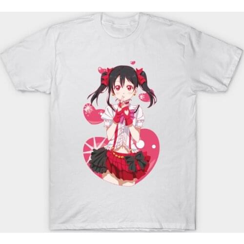 Men t-shirt Love Live Yazawa Nico Tshirt Women T Shirt Men Cotton Tees Streetwear Harajuku