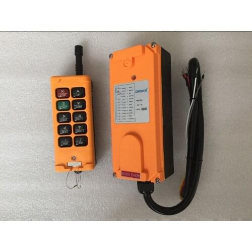 HS-10 10 Channels Control Hoist Crane Radio Remote Control Sysem Industrial Remote Control