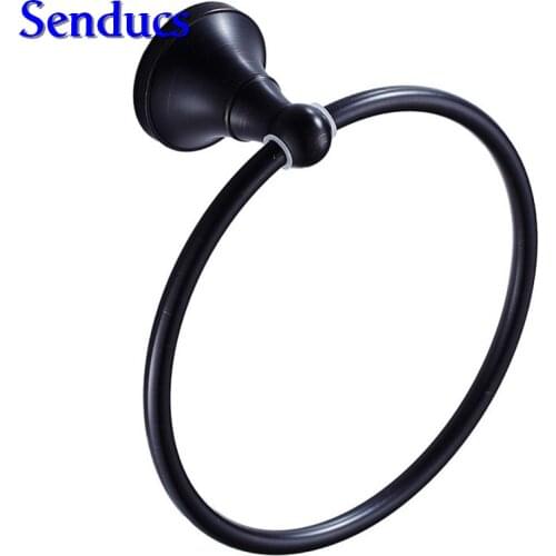 Free shipping Classic style towel ring for bathroom face towel ring by solid brass towel ring or kitchen towel holder