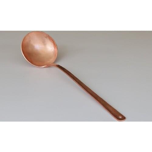 Handmade Pure Copper Spoon Colander Soup High Grade Thick Gift Small Large