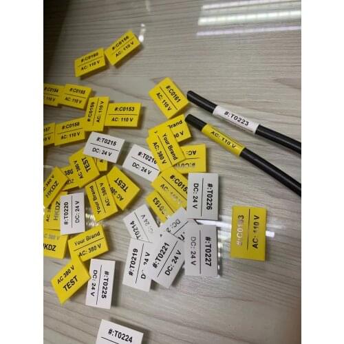 Printing processing audio line heat shrinkable tube LOGO customized HIFI heat shrinkable LOGO decoration brand LOGO printing tub