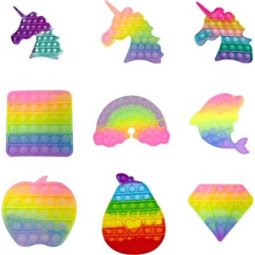 Popular Fidget Toys Fidgeting Simple Toys Decompression Sensory Educational Toys Adult Toddler Children Fun Gift Tie Dye Toys