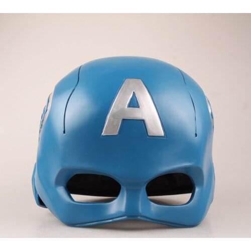 Marvel Avengers Captain American Halloween Cosplay 1:1 Mask PVC Action Figure Toys
