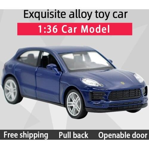 RMZ 1:36 MACAN Small SUV Alloy Diecast Car Model Toy With Pull Back For Children Gifts Toy Collection