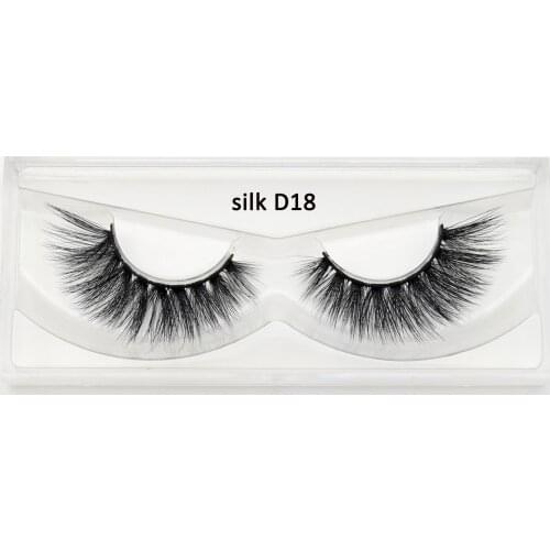 Visofree 3D silk eyelashes dramatic full strip lashes soft false eyelashes makeup silk eye lashes thick soft faux mink lashes