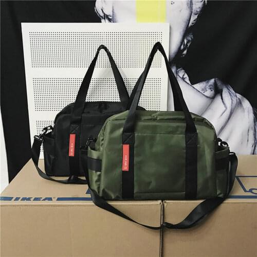 Large capacity travel bag mens portable nylon womens bag business storage luggage bag shoulder messenger bag 698