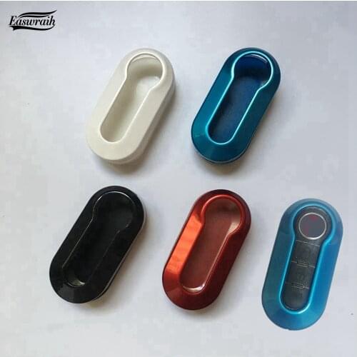 High Quality Car ABS Key Holder Cover Case For For Fiat 500 Panda Punto Bravo Key Shell Protect Accessories