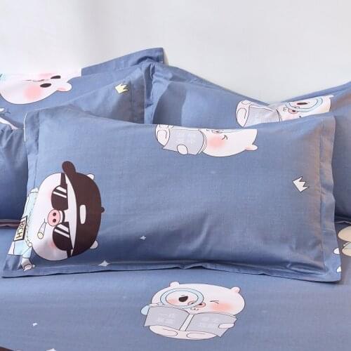 Golden Cotton Pillowcase Pillowcase One-Pair Package Free Shipping 100% Cotton Large Adult pillow case