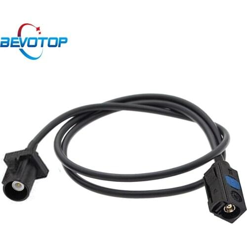 1PCS Black Fakra A Code 9005 RAL Male to Female Cable Adapter Analog Radio GPS Antenna Extension Cable RF Coaxial RG174 Pigtail