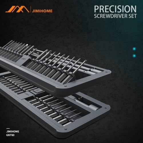 [2021 New] JM-GNT80 80 In 1 Precision Screwdrivers Kit Multi-used DIY Repair Screw Driver 72PC S2 Bits With 2 Rods Repair Tool