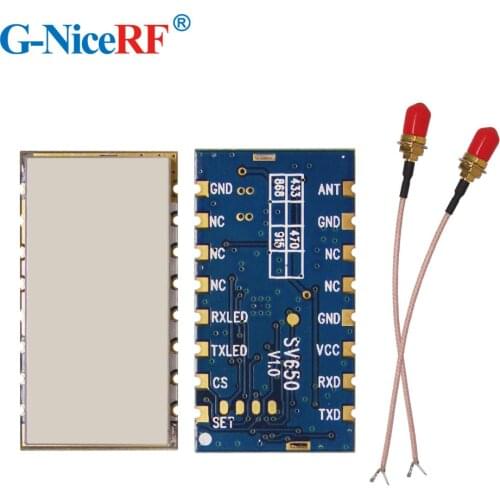 4pcs/lot 500mW TTL 433MHz Embedded RF Module SV650 + 4pcs Rob antenna+2pcs USB bridge board