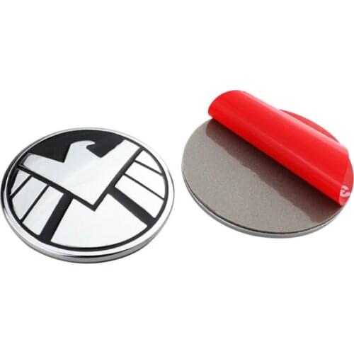 3D Metal Shield Styling 65mm Car Sticker Emblem Auto Badge Decal For BMW Audi Ford Nissan Toyota Honda