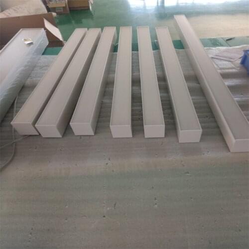 Free Shipping 1.2m 1.5m 1.8m LED Linear light with suspended cable and joint connectors silver and white housing available