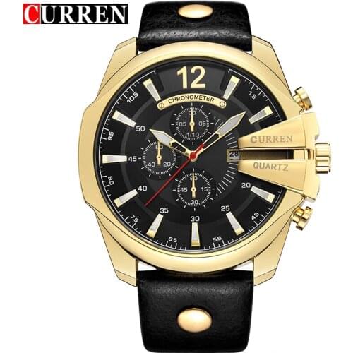 Watch Men Top Luxury Brand Fashion Large Dial Calendar Casual Military Sport Business Watch Quartz Wristwatch Male Clock Hodinky