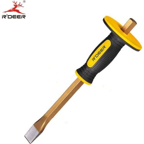 RDEER Flat Chisel Stone Chisel 300mm For Construction Decorative Processing Carving Tools