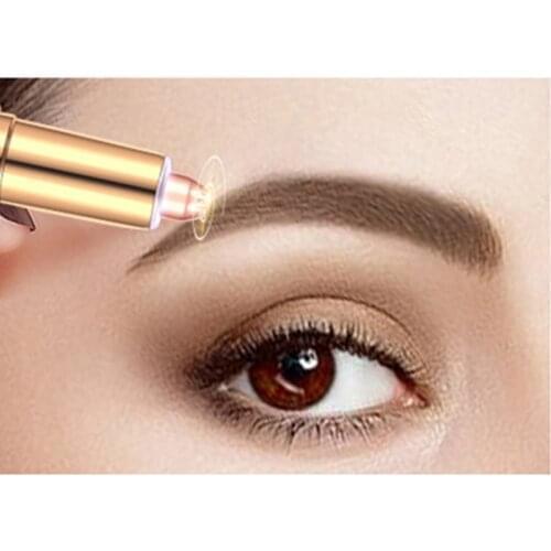 Electric Eyebrow Trimmer Portable Hair Epilator Facial Hair Remover Mini Shaver Instant Painless Eyebrow Trimmer Perfect Makeup