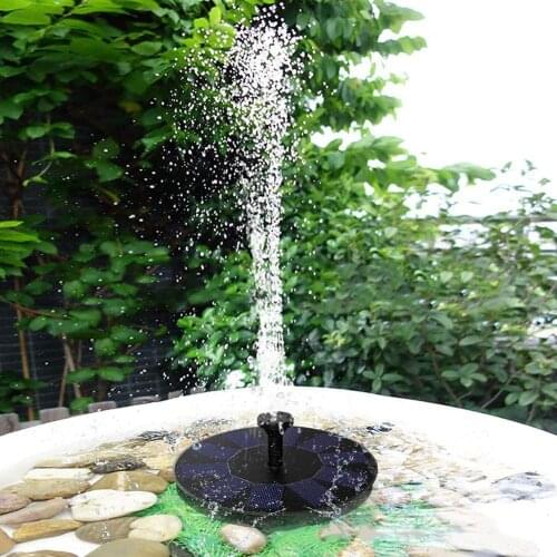 2.5W Solar Fountain Pump Waterproof Solar Panel Water Pump Garden Fountain For Garden Outdoor Pond Decoration fontaine solaire