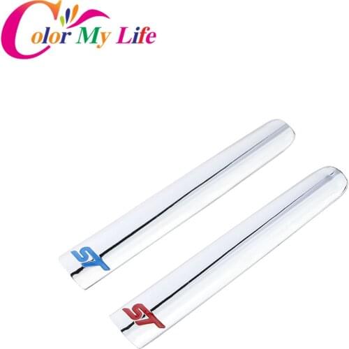 Color My Life Car-Styling Chrome Handbrake Trim Hand Brake Cover Sticker for Ford New Fiesta MK7 2009-2017 Ecosport 2012-2017