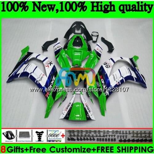 Injection For KAWASAKI ZX-10R 1000CC ZX1000 ZX 10 R 26BS.0 ZX 10R 1000 ZX10R 16 17 18 2016 2017 2018 OEM Fairings Green white