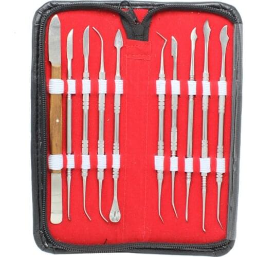 10PCS/Set Wax Carving Tool Set Dental Material Stainless Steel Versatile Kit Dental Lab Equipment Dentist Wax Tool Dentist Lab