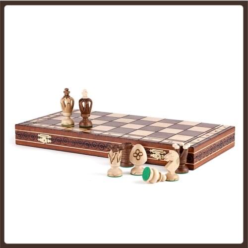 Mini Portable Chess Set Professional Table Original Wood King And Queen Pawns High Quality Chess For Children Szachy Family Game