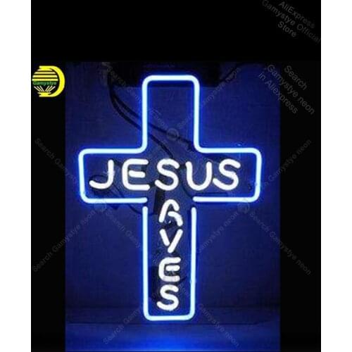 Neon Sign for jesus saves Neon Bulbs cross decor Love Display Beer Express shop Crown Roya Sign Custom Business Signs Motel Sign