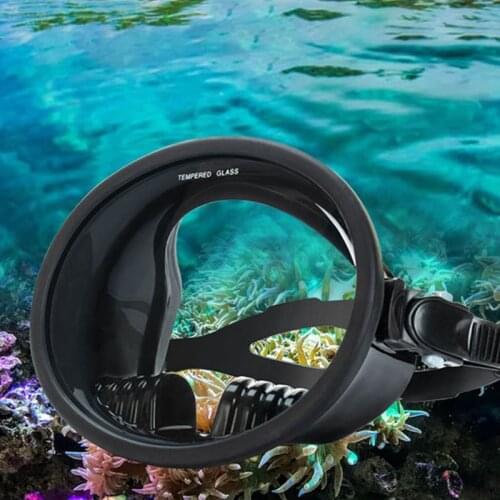 Oval Shape Classic Dive Full Mask Adjustable Goggles Spearfishing Free Dive Mask