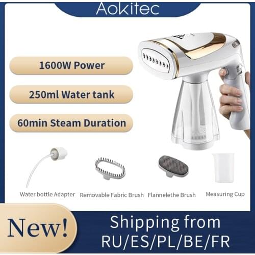 Handheld Steamer 1600W Powerful Garment Steamer 250ml Portable Fast-Heat Steam Iron Ironing Machine For Clothes For Home Travel