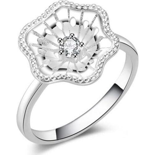 Rainbow Jewel Engagement AAAAA Cubic Zircon Fashion Rings Real 925 sterling silver wedding ring bridal Jewelry for women #140