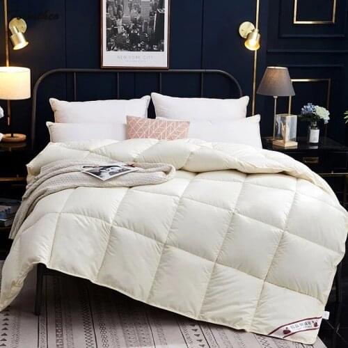 FORMTHEO White Goose Down Quilt Winter Warm Comforter 220*240cm Duvets 100% Cotton shell