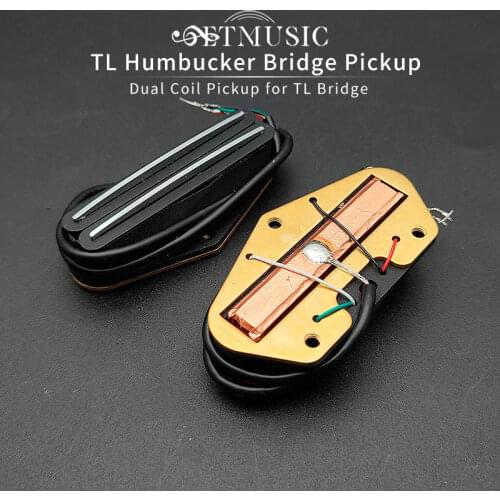TELE Humbucker Bridge Pickup Dual Coil Bridge Pickup Dual Rail Pickup for Telecaster Electric Guitar
