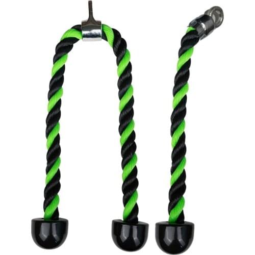 New-Tricep Rope Pull Down Heavy Duty Rope Cable Attachment Fitness Training Rope with Single Head Tricep Rope for Home Gym