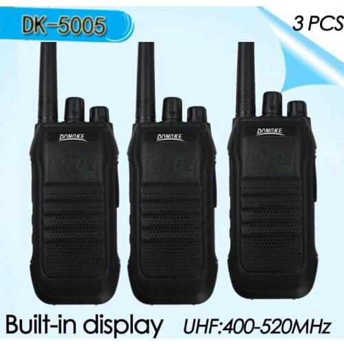 3 PCS DK5005 radio walkie talkie hm radio wireless professional civilian walk talk radio Communicator HF Transceiver