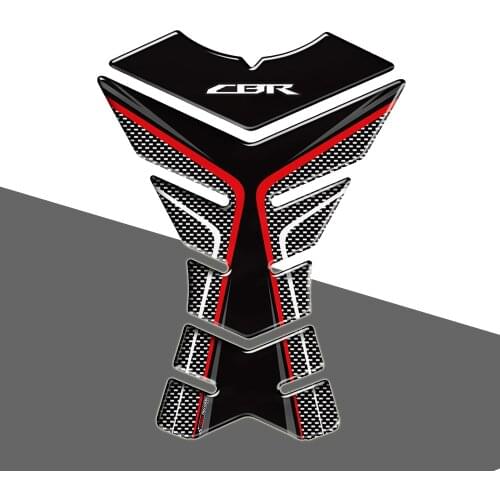 3D Carbon-look Motorcycle Tank Pad Protector Decal Stickers Case for Honda CBR 250RR 600RR 900RR 1000RR 650F 500R Fireblade