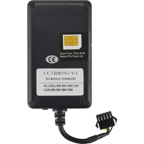 3G GPS Car Tracker Vehicle Tracker CCTR-805G with SOS Button Batterry with Long Life Platform Free to Use Car Locator with MIC