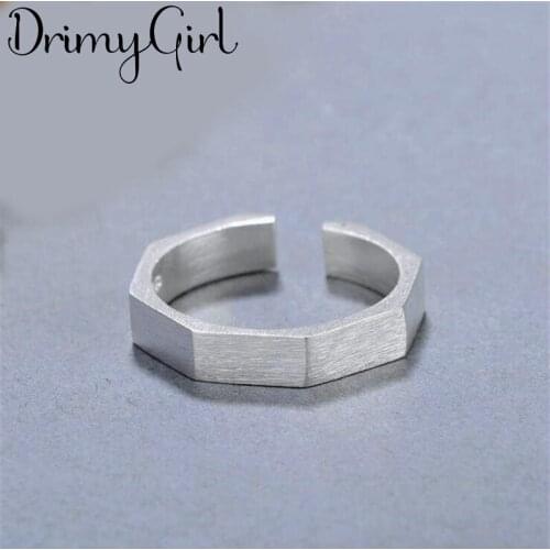 Boho Gothic New Hexagon Rings For Women Men Jewelry Birthday Gift Romantic Wedding Engagement Drop Shipping