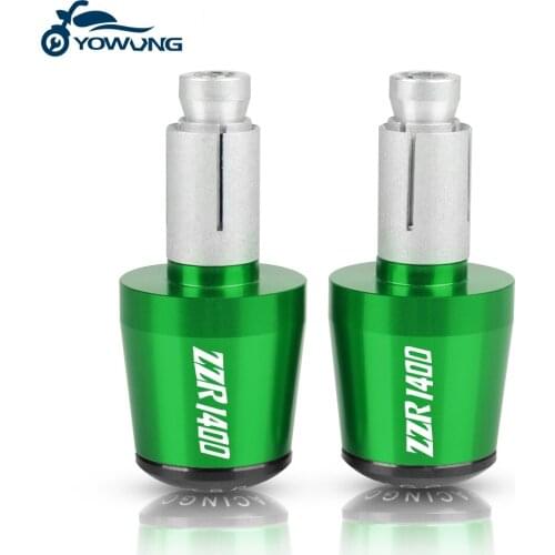 For KAWASAKI ZZR1400 ZZR 1400 NINJA ZX-14R 7/8" 22mm Motorcycle Handlebar Gear Balanced Plug Slider Handle Bar End Weights Grips