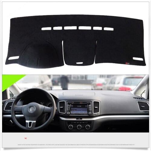 Interior Dashboard Carpet Photophobism Protective Pad Mat For VolksWagen Sharan 2012-2014