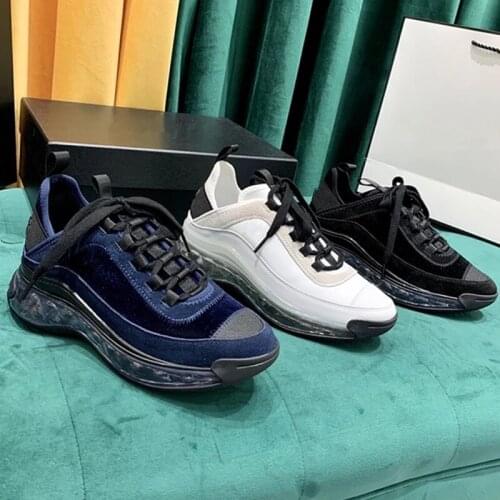 Vetvel Vrouwen Lage Top Sneaker Casual Schoenen Vrouw Duidelijke Bodem Bling Vrouwen Casual Flats Lace Up Dikke Bodem Zapatos De