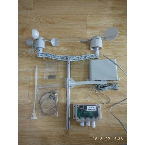 IOT 51WS5 Weather Station 24V Power Supply Support IOT Server Data Network Total Wind Speed Direction and Rainfall