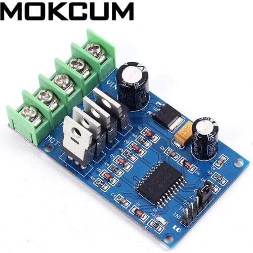 170W High Power H-Bridge Motor Driver Module NMOS Brake Duty Cycle for DC 5-40V Motor 4 External NMOS Tubes Two PWM inputs
