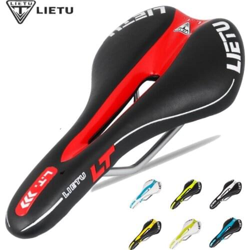 Soft Bicycle Seat Saddle MTB Road Bike Saddles Mountain Bike Racing Saddle PU Breathable Soft Seat Cushion Cycle Accessories