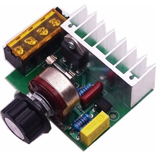 4000W AC 220V SCR Voltage Regulator Mayitr Adjustable Power Supply Board Speed Control Dimmer for Brush Motor Electric Iron