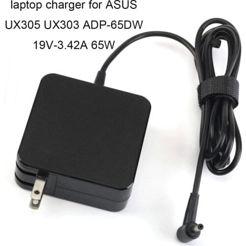 Laptop Charger for ASUS zenbook UX303 LA UX305 UX301 0A001-00045800 ADP-65AW BA 65w 19V 3.42A Power Supply laptops Adapter new