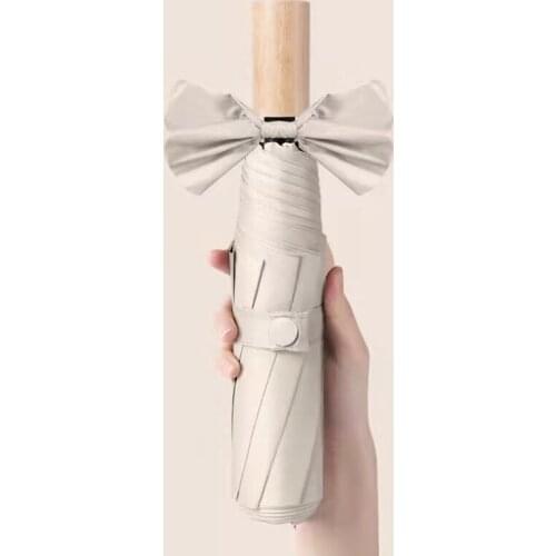 Sunny umbrella portable windproof folding umbrella rain womens anti ultraviolet sunscreen umbrella for womens rain gear