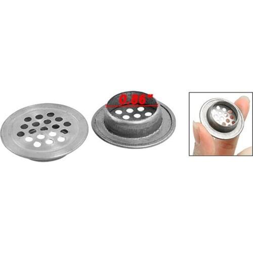 10 Pcs Metal Mesh Hole Round Louver Ventilation Grille Air Vent