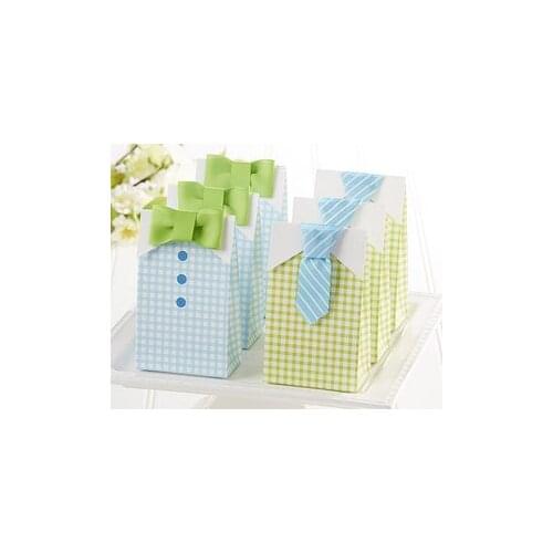200Pcs Baby decoration favor box of My Little Man Candy box For baby shower and baby birthday Party favor and candy box