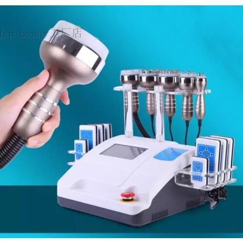 40k ultrasonic vaccum cavitation radio frequency lipo laser sliming machine Multi-polar rf weight loss salon beauty equipment
