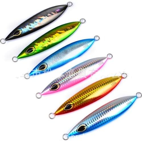 5PCS Fishing Deep sea Ocean Boat Rock Beach Metal Slow Jig Jigging Jigbait Spoon Lure baits 150g/13cm